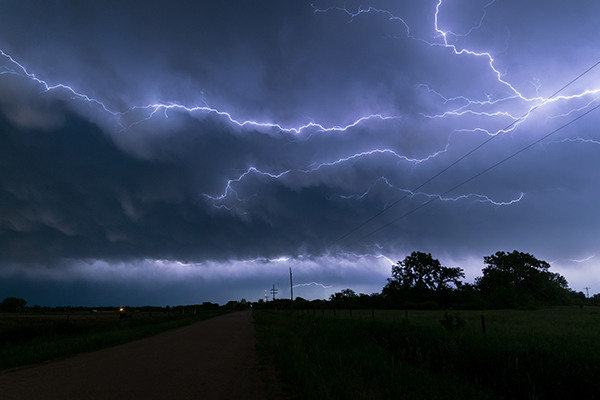 Lightning  in the Clouds