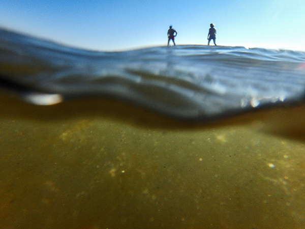 A peek under the surface of water