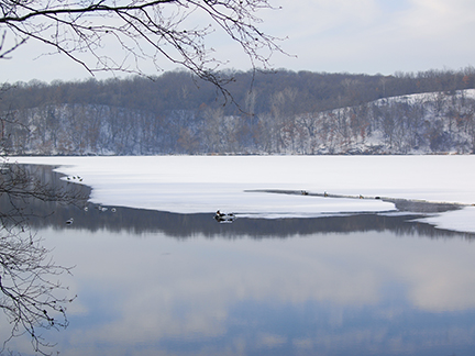 River in winter